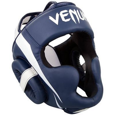 Venum Elite Headgear Branco-Azul Marinho